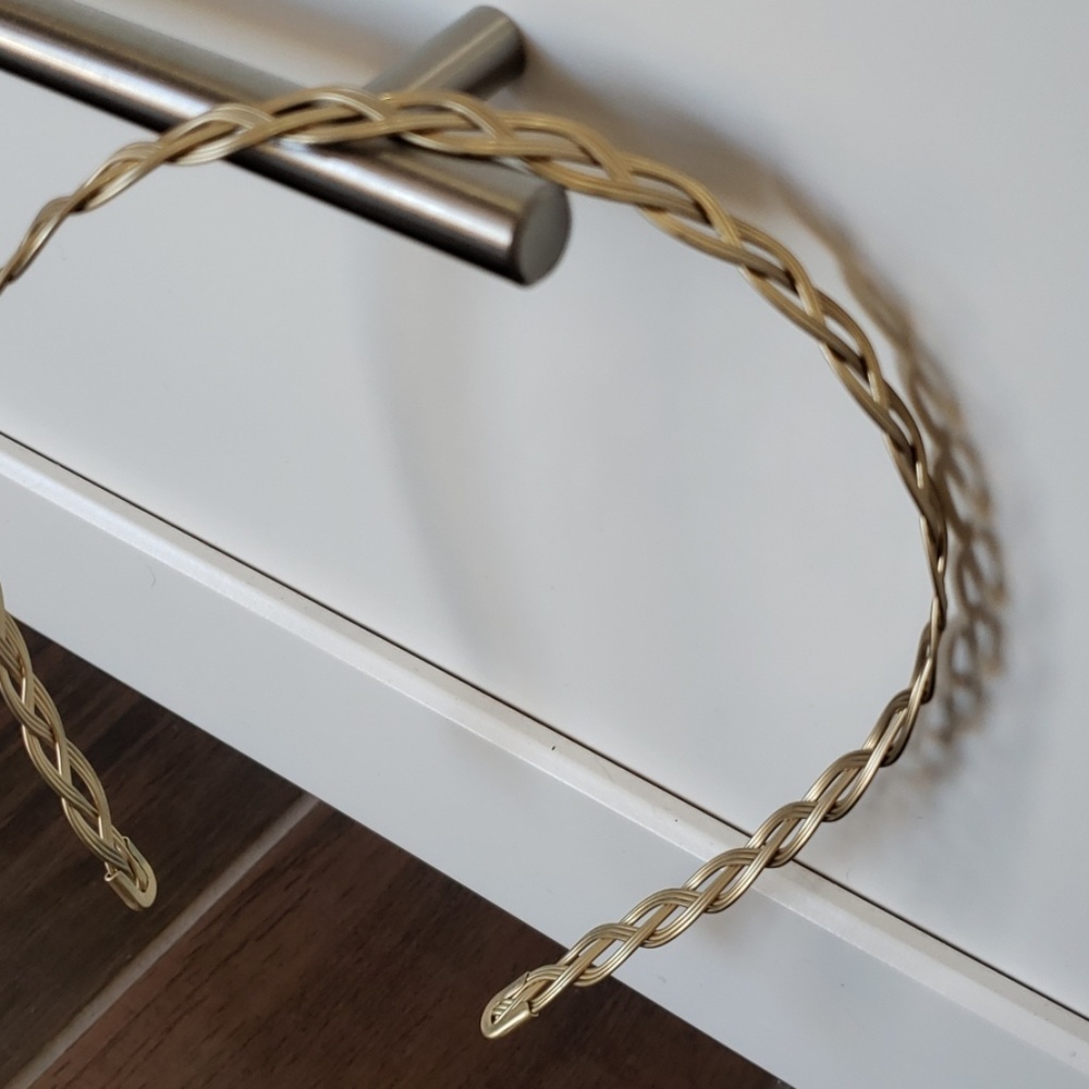 Gold Braided Headband ADD TO A BUNDLE - Picture 4 of 4